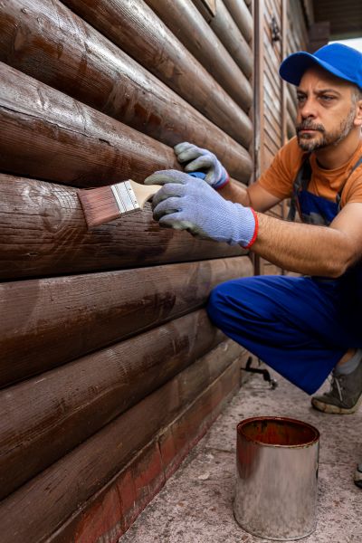 House Exterior Staining
