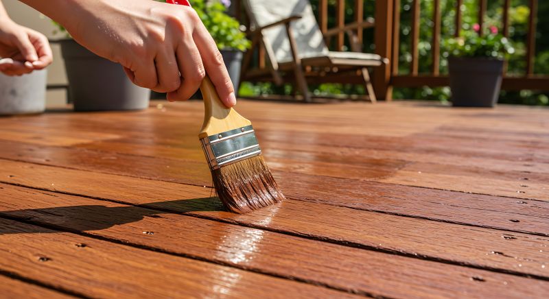 Wood Deck Staining Service